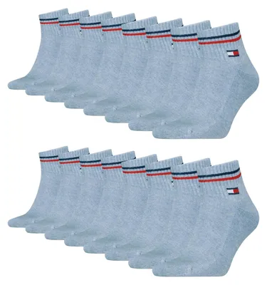 Produktbild von 8 Paar Tommy Jeans Herren Quarter Iconic Socken
