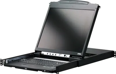 Zdjęcie produktu dla ATEN CL5716N, 48,3 cm (19"), LCD, USB, Hiszpański, QWERTY, 0 - 40 °C