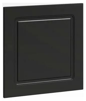 Produktbild von Geschirrspülerverkleidung, 60 x 67 cm, Fronttürabdeckung für Geschirrspüler, schützt Küche und Kühlschrank, Schwarz