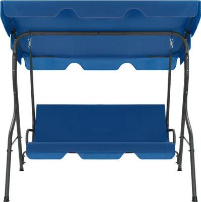 Produktbild von vidaXL Hollywoodschaukel Dunkelblau 170×110×153 cm Stoff