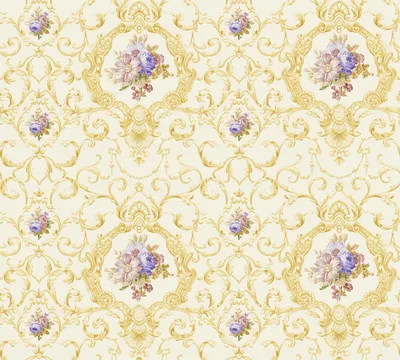 Produktbild von A.S. Création Vliestapete Château 5 Tapete bunt creme metallic 10,05 m x 0,53 m 343911 34391-1