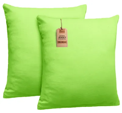 Produktbild von Kissenbezüge 2er Set 40x40 NatureMark Apfel Baumwolle Jersey
