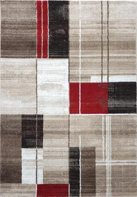Image de 160 x 230 cm Tapis Florentina 613-64 beige/rouge