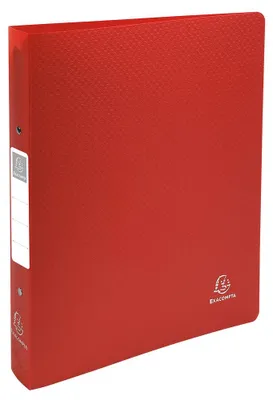 Productafbeelding van Exacompta, ringboek, A4, 2 ringen, rood