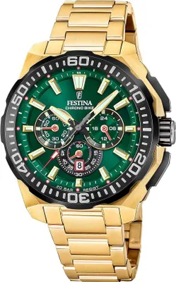 Zdjęcie produktu dla Zegarek męski FESTINA 20727/2 zielony sportowy