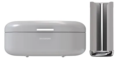 Produktbild von SIEGWERK Kombiangebot Brotkasten PANEA L & Rollenhalter Shadow Rock