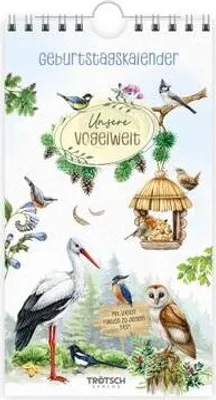 Produktbild von Trötsch Geburtstagskalender Unsere Vogelwelt