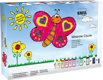 Produktbild von KREUL Window Color Set mit extra viel Farbe