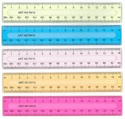 Obrázek produktu pro Pravítko barevné -  15 cm / mix barev