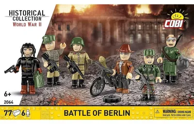 Obrázek produktu pro Stavebnice „Bitva o Berlín“ – 77 dílů, 6 figurek
