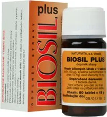 Immagine prodotto di Biosil Plus per capelli, unghie e pelle, 60 compresse