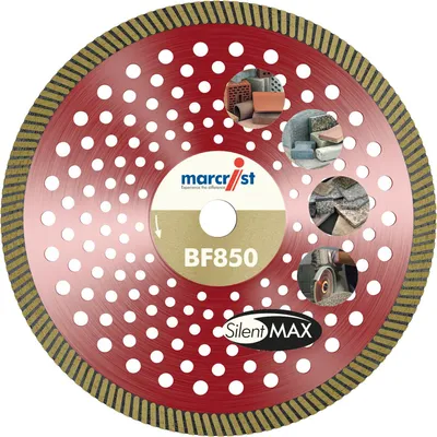 Produktbild von MARCRIST Diamant-Trennscheibe BF850 SilentMax 125 x 22,2 mm Baumaterialien