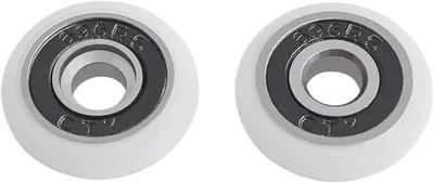 Produktbild von 4 Duschtürrollen für Glasschiebetüren, 19/23/25 mm, Badezimmerzubehör