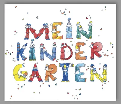Produktbild von 1x25 Daiber  Clowns-Mein Kinder- Garten  Kinder Portraitmappen