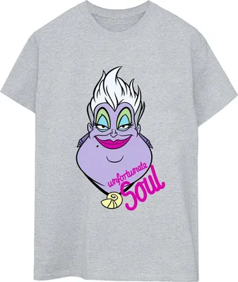 Produktbild von Disney - "Unfortunate Soul" T-Shirt für Damen BI47142 (M) (Grau)