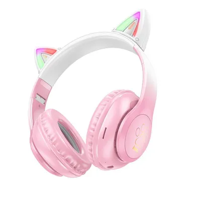 Obrázek produktu pro HOCO kabellose bluetooth Kopfhörer W42 Cherry Blossom Cat Ears (kočičí uši)