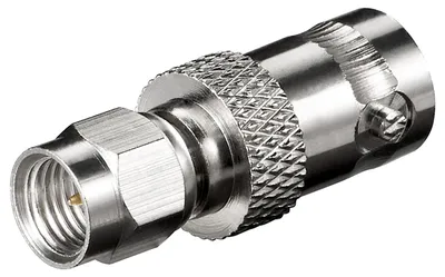Produktbild von Goobay SMA-Stecker > BNC-Buchse, mit vergoldeten Kontakten für RG 174/U Kabel