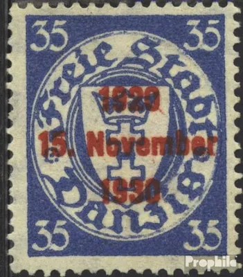 Produktbild von Briefmarken Danzig 1930 Mi 226 postfrisch Aufdruckausgabe