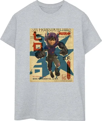 Produktbild von Disney - "Big Hero 6" T-Shirt für Damen BI15473 (S) (Grau)