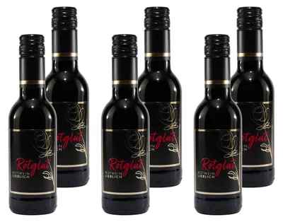 Produktbild von Rotglut Mazedonischer Rotwein -lieblich- (12 x 0,25L)
