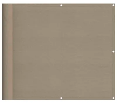 Obrázok produktu pre vidaXL Balkónová zástena Taupe 90x800 cm 100 % Polyester-Oxford