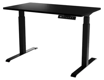 Immagine prodotto di Scrivania con regolazione elettrica dell'altezza MOON 121x67x72-120 nera