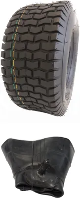 Produktbild von 1x Schlauch + 1x 13x6.50-6 Reifen LG01 Rasenreifen 13x6.5-6 13 x 6.50 - 6 Reifen für Rasentraktor Aufsitzmäher Rasenmäher Rasenmäherreifen 13x6.5-6 13 x 6.5 - 6 Mantel Reifenmantel