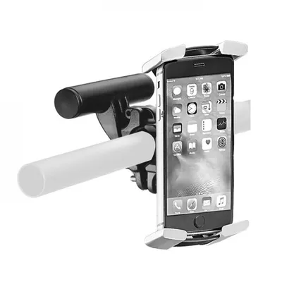 Image de Support pour téléphone portable Universal noir/gris Nylon