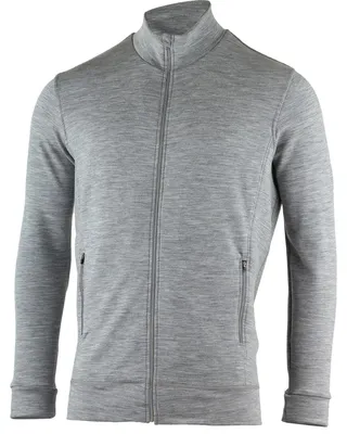Zdjęcie produktu dla Męska bluza z wełny merino THERM, kolor szary