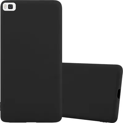Produktbild von Cadorabo Hülle für Huawei P8 Schutzhülle in Schwarz Handyhülle TPU Silikon Etui Case Cover