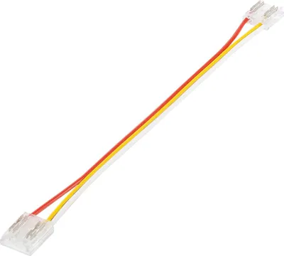 Produktbild von Verbinder Doppelt mit Kabel für LED Streifen CCT 24V DC COB IP20 Breite 10mm 10 mm