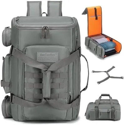 Produktbild von PromoHome® 50L Reiserucksack Handgepäck 55x35x25 cm Wasserdicht Outdoor Camping Rucksack