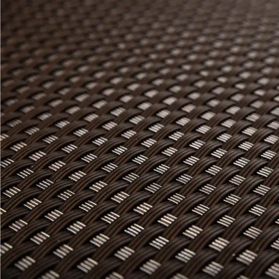 Produktbild von PE-Rattan in 0,9m Breite (Meterware) Sichtschutz Balkonblende – dunkelbraun