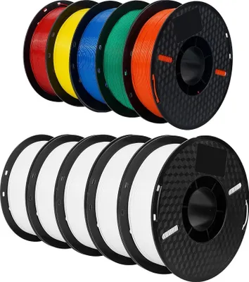 Image de filament PETG 1,75 mm, haute ténacité, couleurs vives, 5WT 5Mix