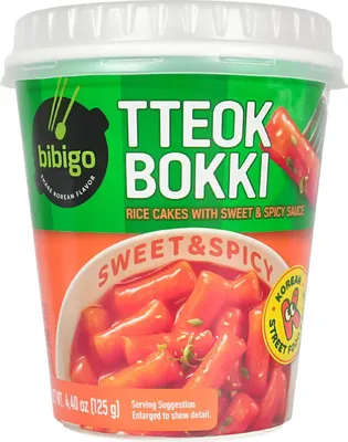 Produktbild von !! *Bibigo Tteokbokki Rice Cake with Sweet & Spicy Sauce 125g