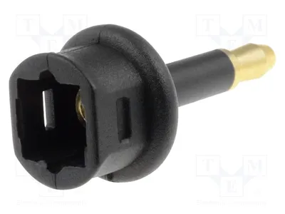 Produktbild von 1x Steckverbinder: optisch (Toslink) Adapter gerade FM65010 Optische Verbindungen