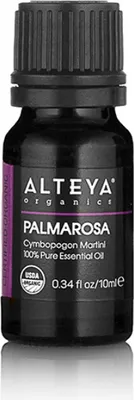 Zdjęcie produktu dla Olejek z palmarosy 100% organiczny Alteya 10 ml