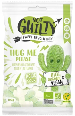Produktbild von Not Guilty Hug Me Please Saure Fruchtgummis 100g