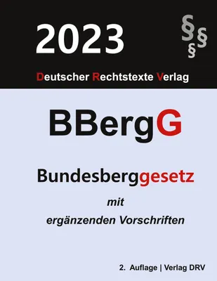 Produktbild von Bundesberggesetz