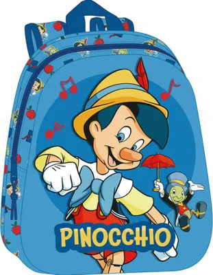 Produktbild von Kinderrucksack 3D Clásicos Disney Pinochio Blau 27 x 33 x 10 cm