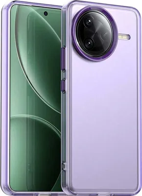 Immagine prodotto di Custodia per Xiaomi Poco F7 Ultra - Cover posteriore Phonesta HardFrost Semi-Trasparente - Viola opaco