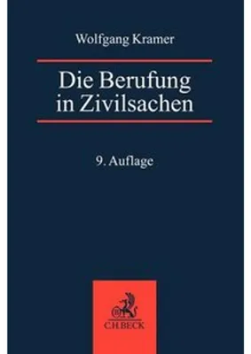Image de Die Berufung in Zivilsachen