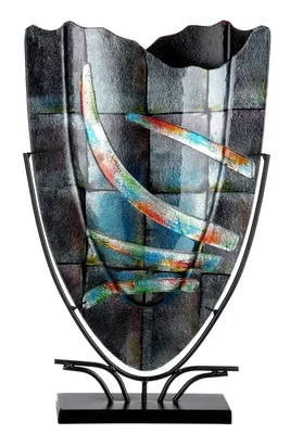 Image de Casablanca by Gilde Glasart vase décoratif ovale Varosia, peint à la main h. 58 cm,39329