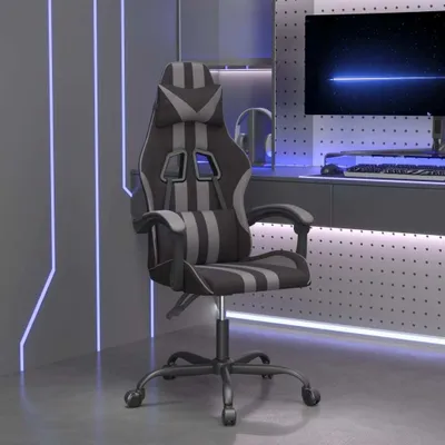 Produktbild von "im Angebot" Gaming-Stuhl Schwarz und Grau Kunstleder - Bürostühle CC7144