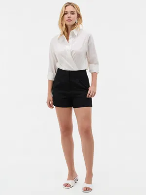 Produktbild von Orsay Schwarze Damen-Shorts mit mittelhohem Bund 34
