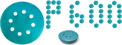 Produktbild von Wasserfeste Klett-Schleifscheiben 125 mm mit Löchern für Exzenterschleifer P600 20 Stk.