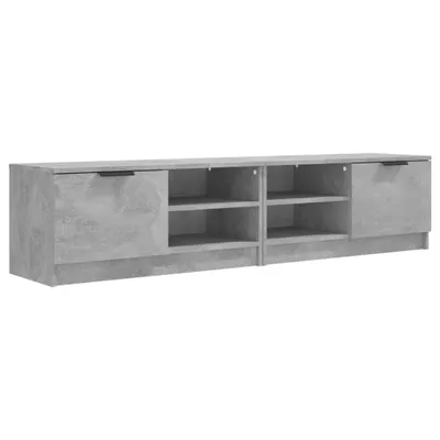 Produktbild von TV-Schränke 2 Stk. Betongrau 80x35x36,5 cm Holzwerkstoff
