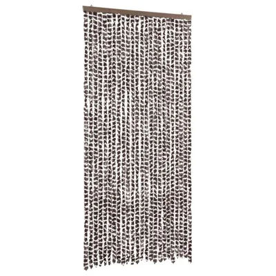 Obrázek produktu pro vidaXL Závěs proti hmyzu hnědo-bílý 100x220 cm žinylka