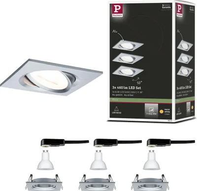 Obrázek produktu pro Paulmann LED vestavné světlo Nova základní sada otočné