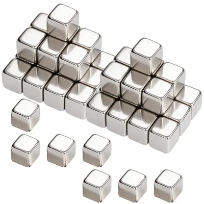 Productafbeelding van 45 Stuks Magneten - Vierkante Cube Magneten